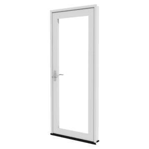 enkele kunststof terrasdeur